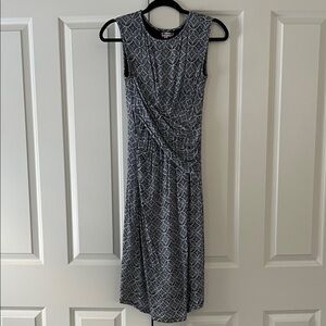 Kut from the Kloth Navy Patterned Dress